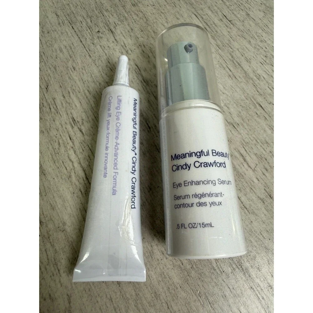 Meaningful Beauty Eye Enhancing Serum + Lifting Eye Creme Advanced 0.5oz 15ml Ea